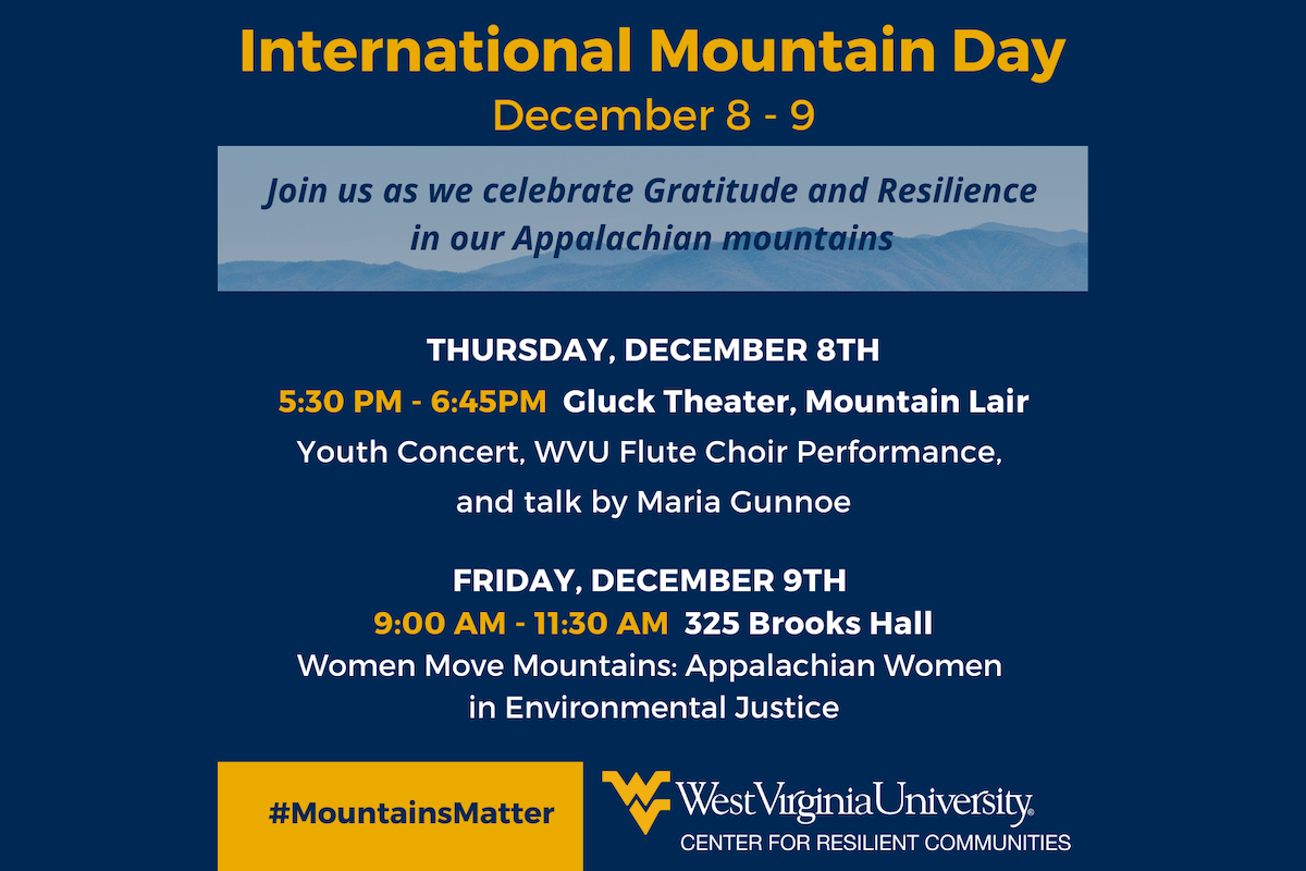 Women Move Mountains panel recognizes International Mountain Day |  E-News