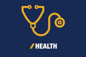 An illustration of a stethoscope representing the Health category of E-News.