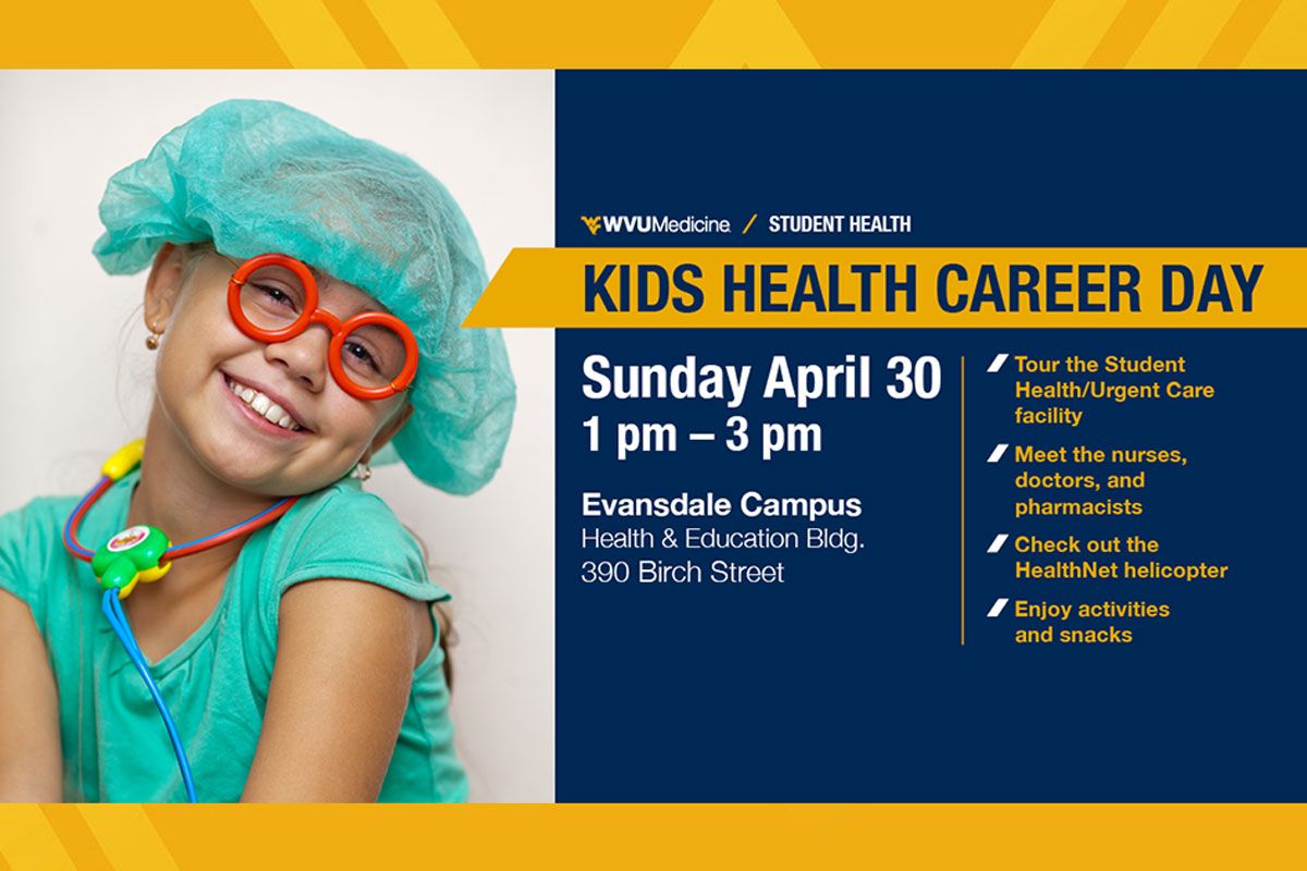 Kids Health Career Day flyer