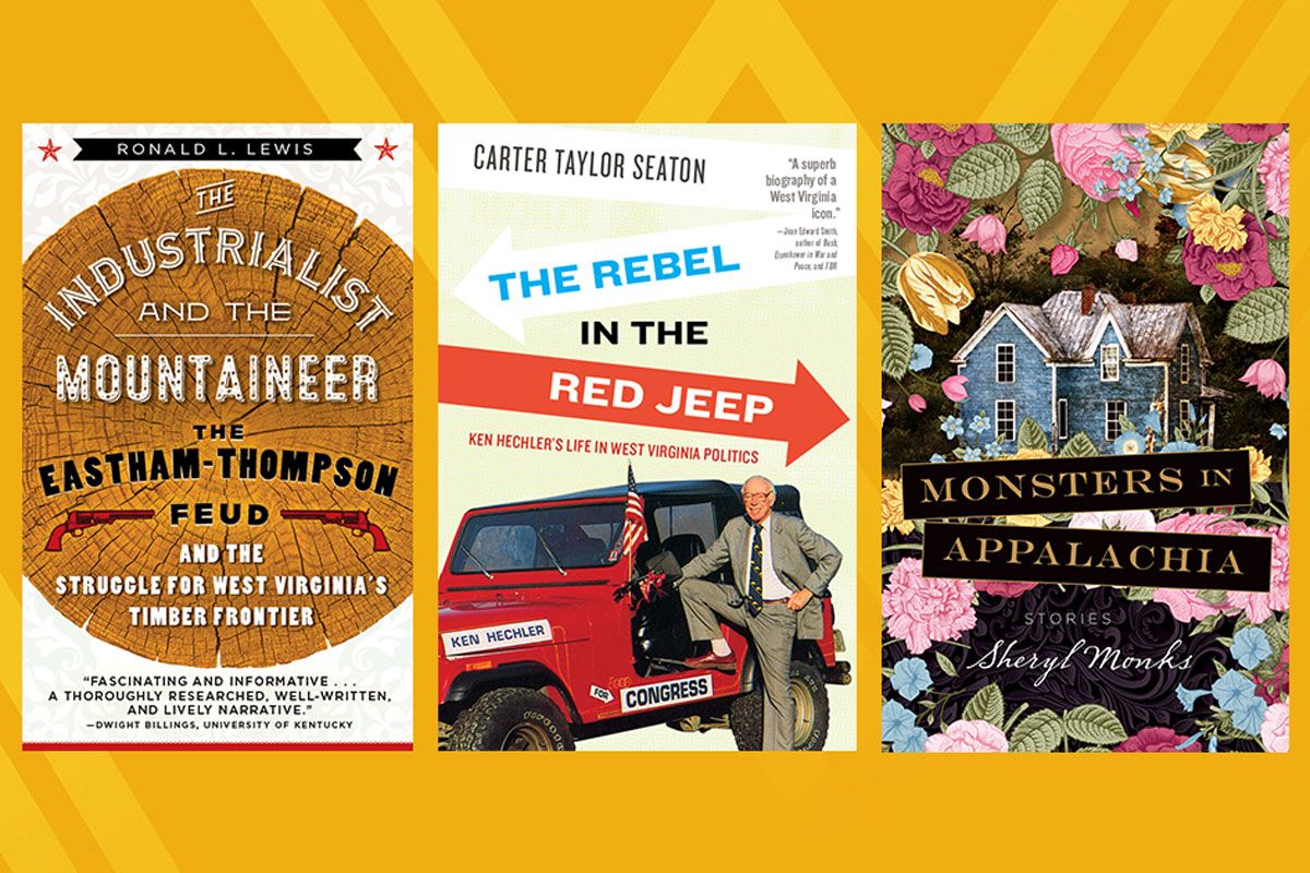 The covers to the the three books that are finalists for the Appalachia book of the year.