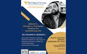 Malcom X lecture series flyer