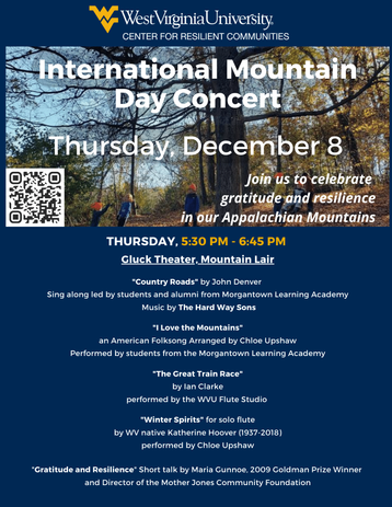 International Mountain Day Concert flyer