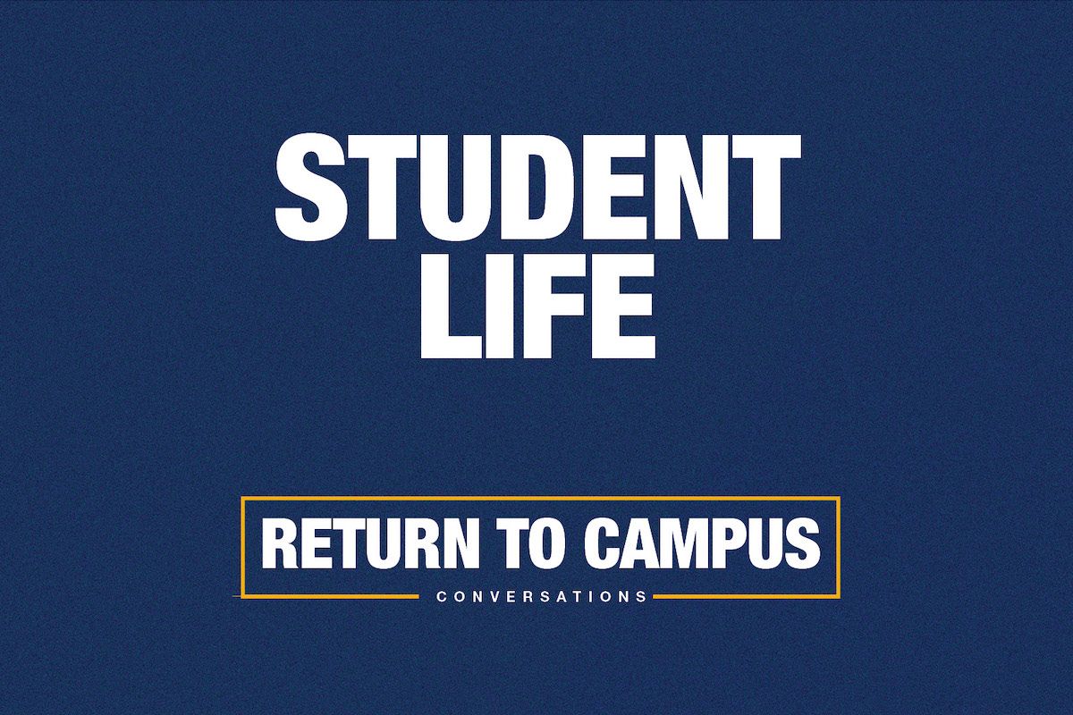 return to campus student life