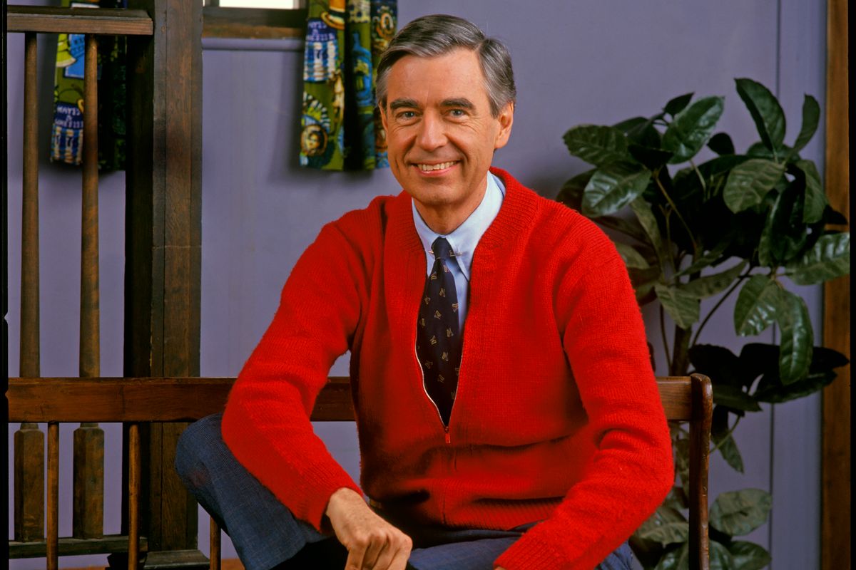 man wearing a red sweater