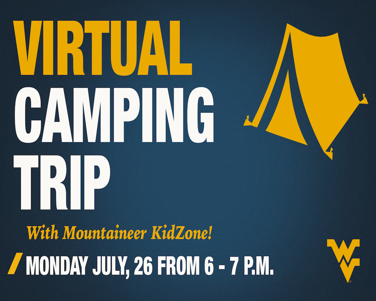 Virtual camping trip flier