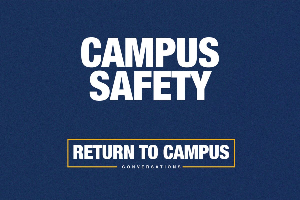 return to campus campus safety graphic